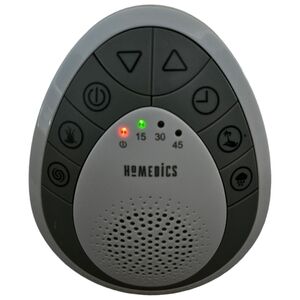 Homedics Sound Spa Mini White Noise Portable Sound Machine W/Timer & Stand
